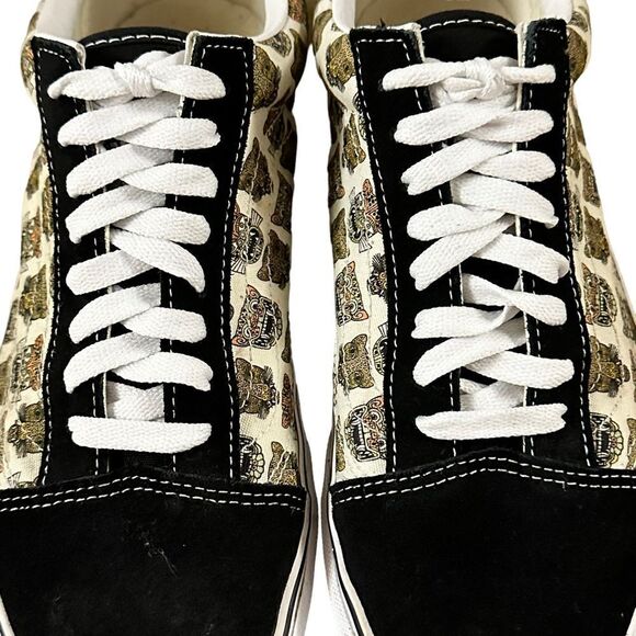 VANS ~ Old Skool Low Top Jaguar Black Men’s Canvas Suede Sneakers ~Size 9.5M/11W - Picture 10 of 13